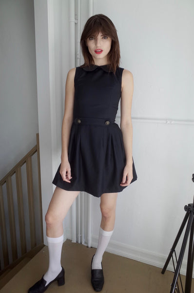 brown ecoliere dress Caf Forgot Brown Ecoliere Dress
