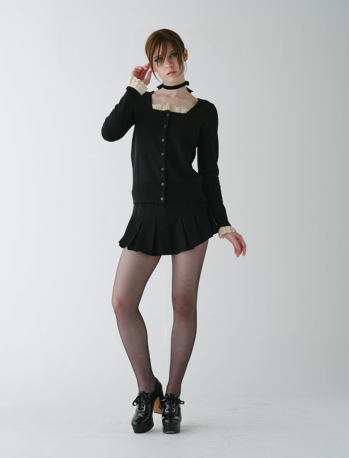maid France cushion ドガ French Maid Cardigan