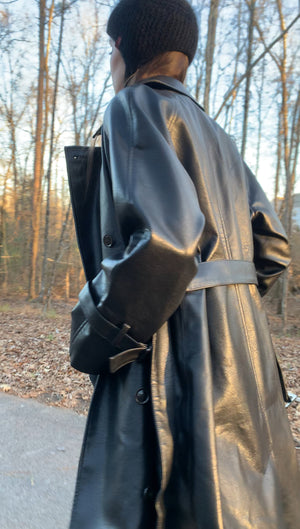 Mens Latex Trench Coat HUSSAR GENTS Weathervain