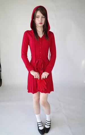 Red Riding Hood Knit Dress