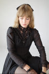 Black Victorian dress