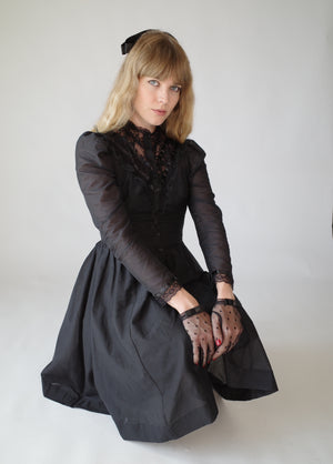 Black Victorian dress Black Victorian dress