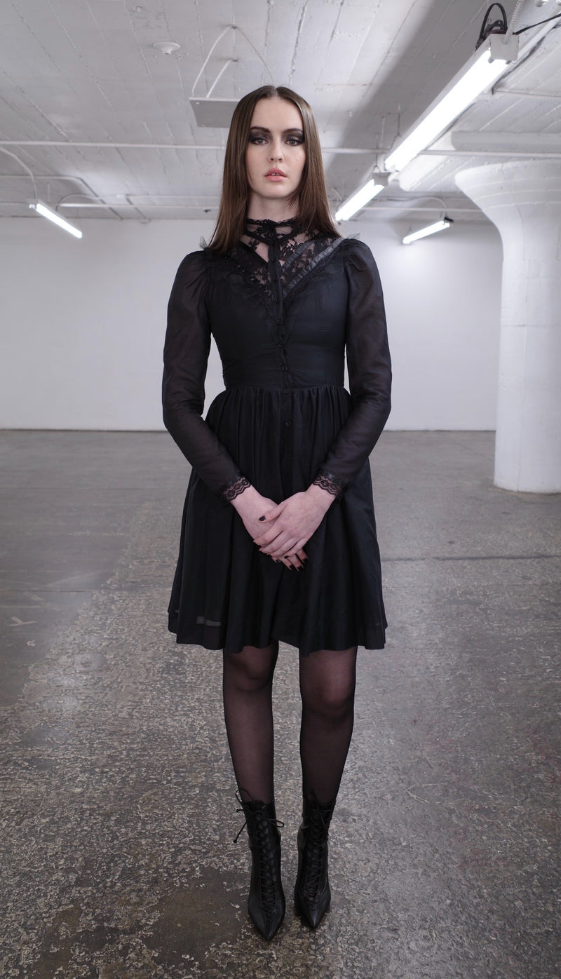 Black Victorian dress L'cole Des Femmes Black Victorian dress L'cole Des Femmes
