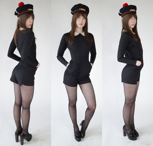 Peter Pan Collar Playsuit – L'école Des Femmes