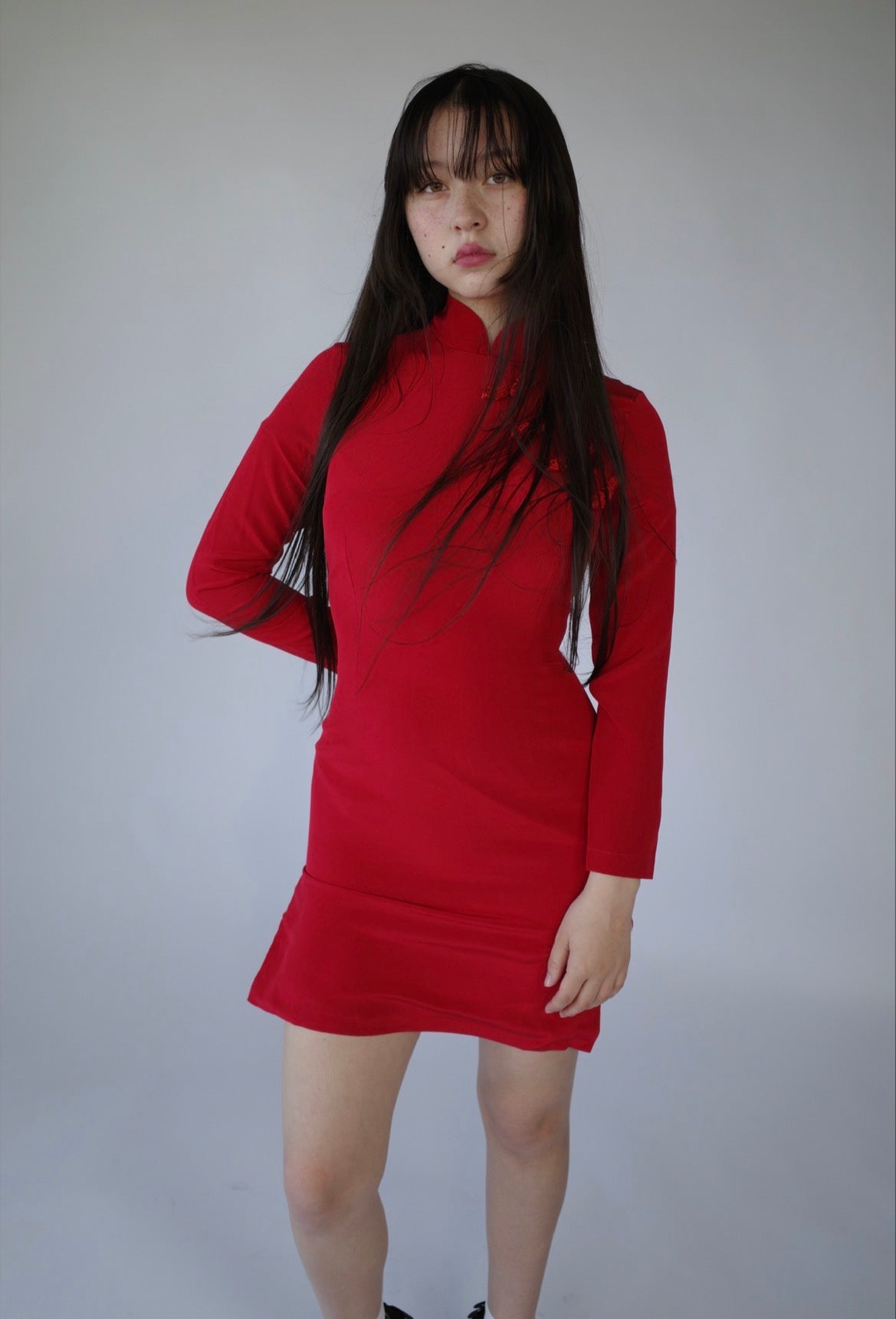The Lady Shanghai Dress (Red) L'cole Des Femmes The Lady Shanghai Dress (Red) L'cole Des Femmes