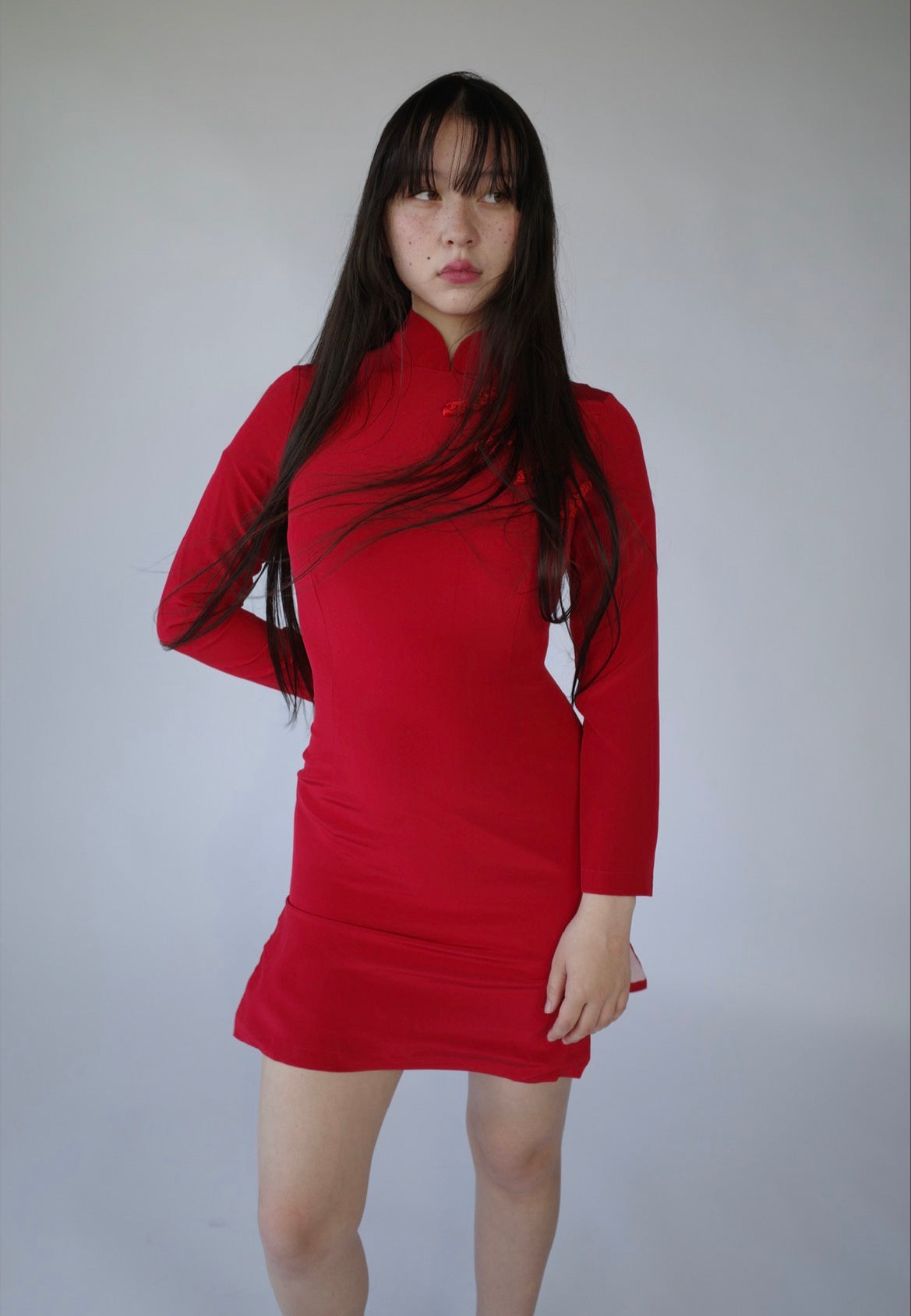 The Lady Shanghai Dress (Red) – L'école Des Femmes