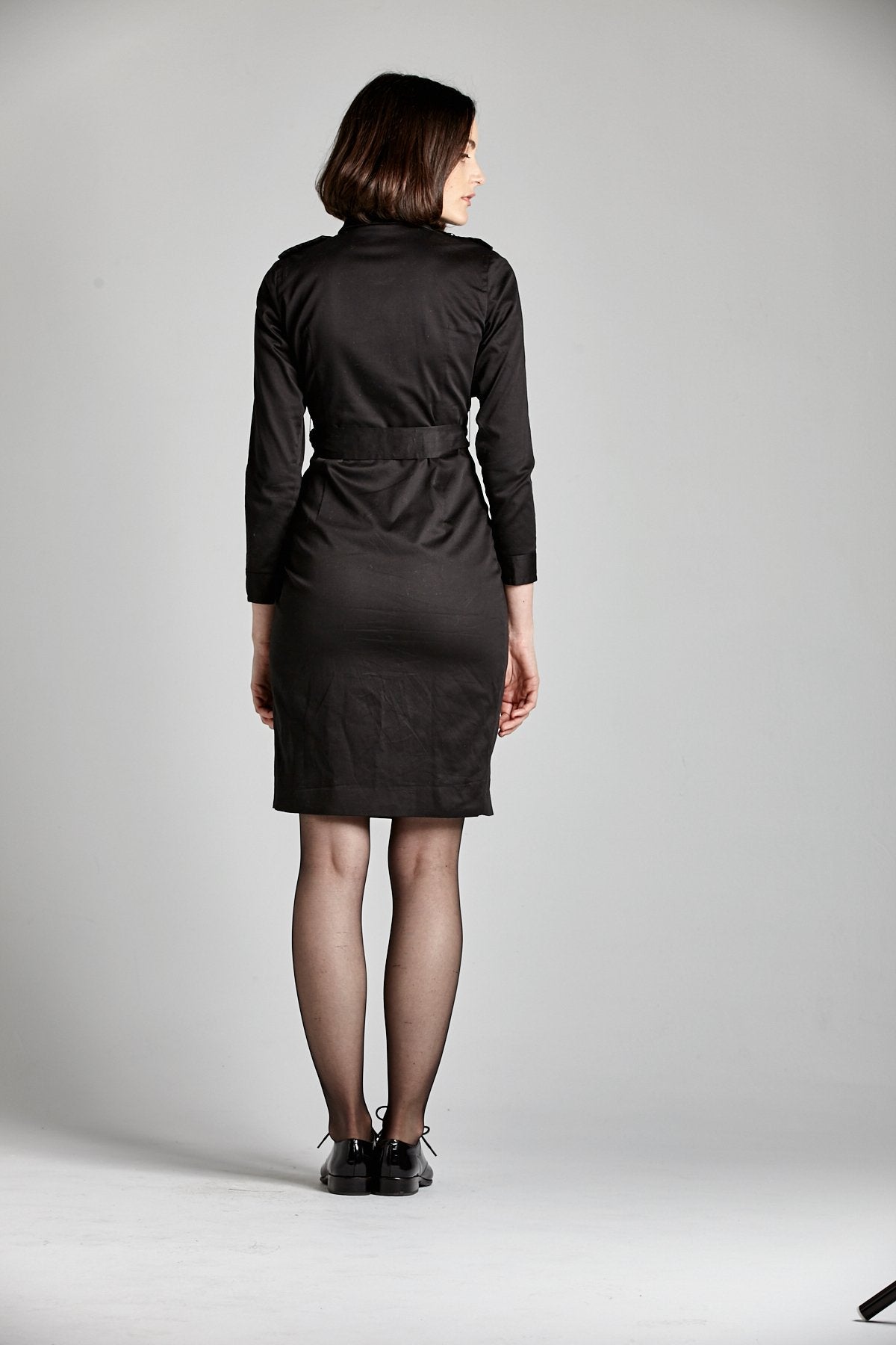 Trench Dress (Black) – L'école Des Femmes