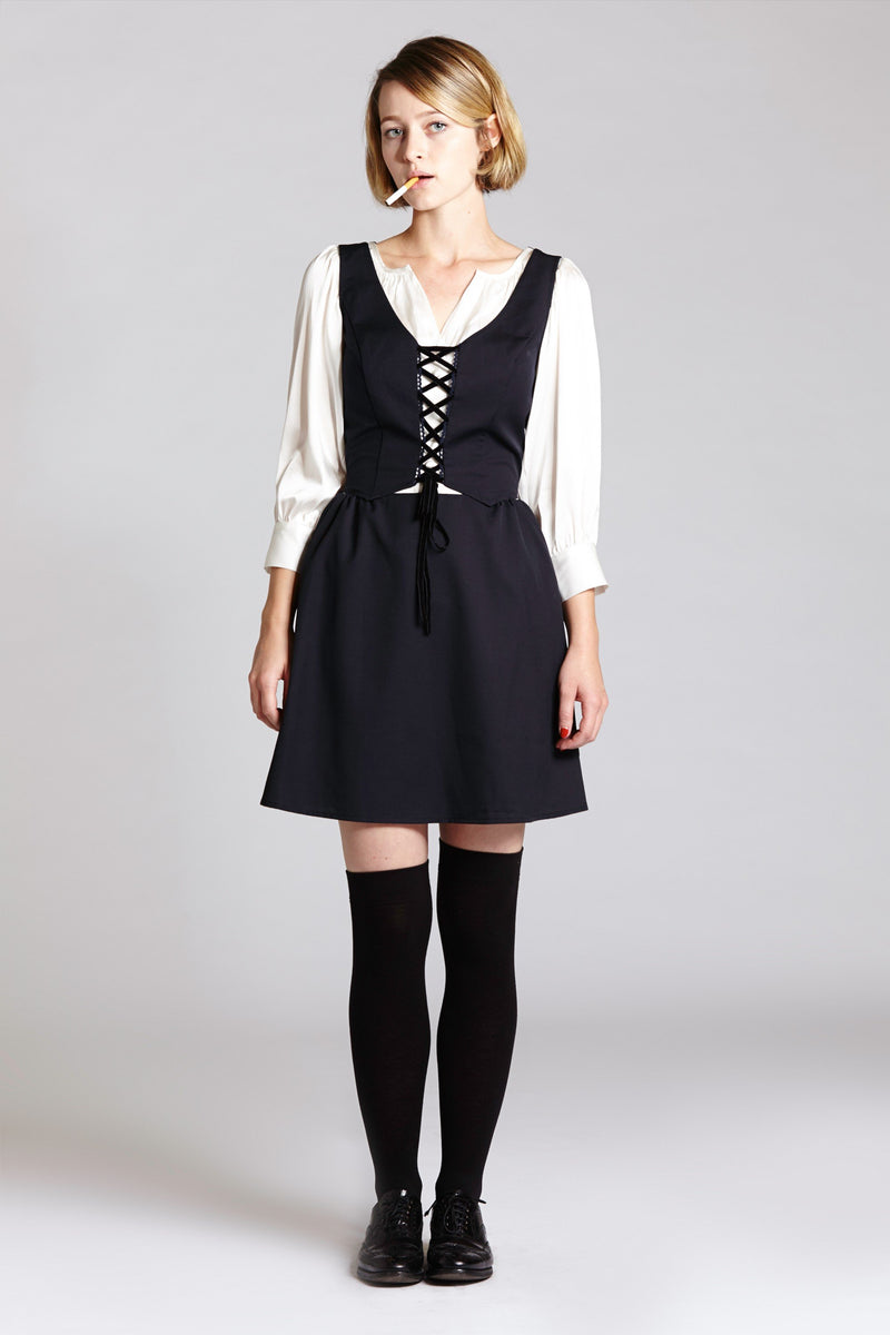 knee length dresses for ladies White Embroidered Milkmaid Lace Up Detail Dress knee length dresses for ladies White Embroidered Milkmaid Lace Up Detail Dress