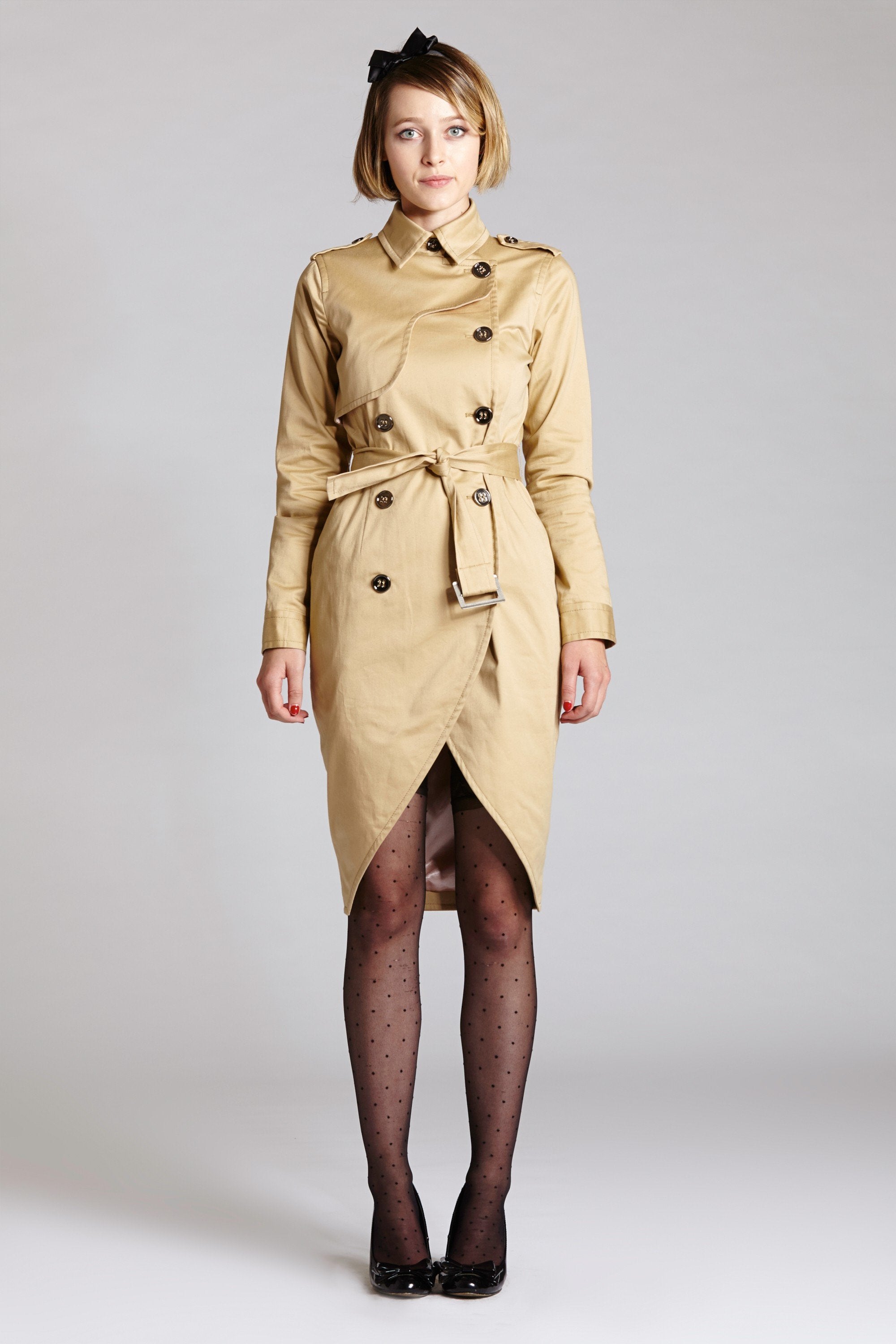 Trench Dress (Butter)