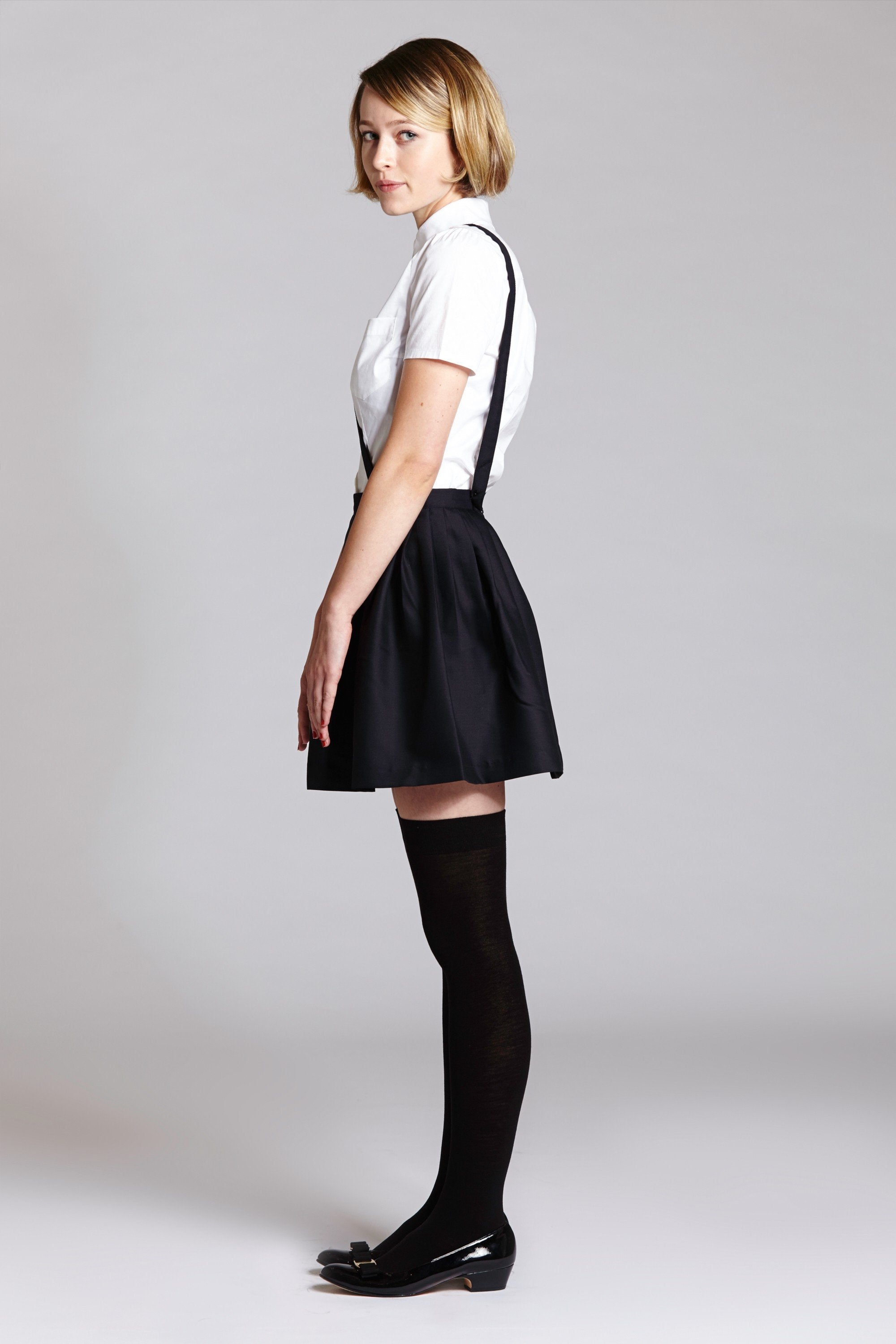 Criss Cross Suspender Skirt
