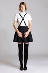 Criss Cross Suspender Skirt - L'école Des Femmes 