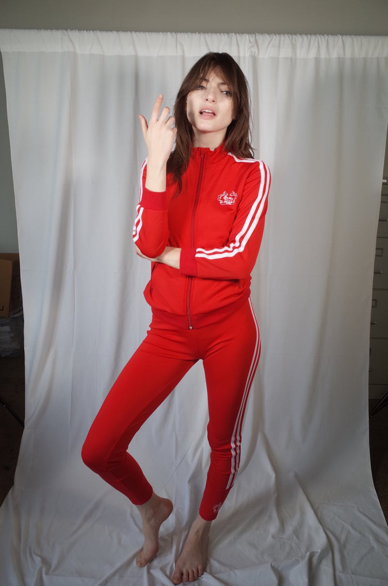 Red Tracksuit Pants
