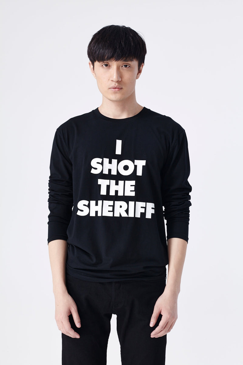 I Shot The Sheriff Long Sleeve Tee (Black) - L'école Des Femmes 