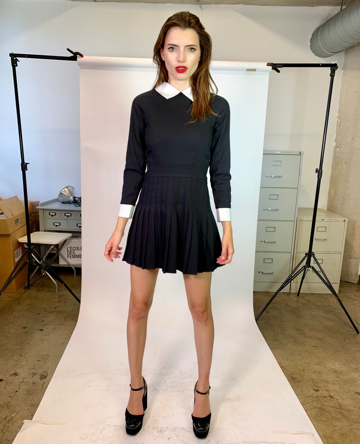 The Square Neck French Maid Dress – L'école Des Femmes