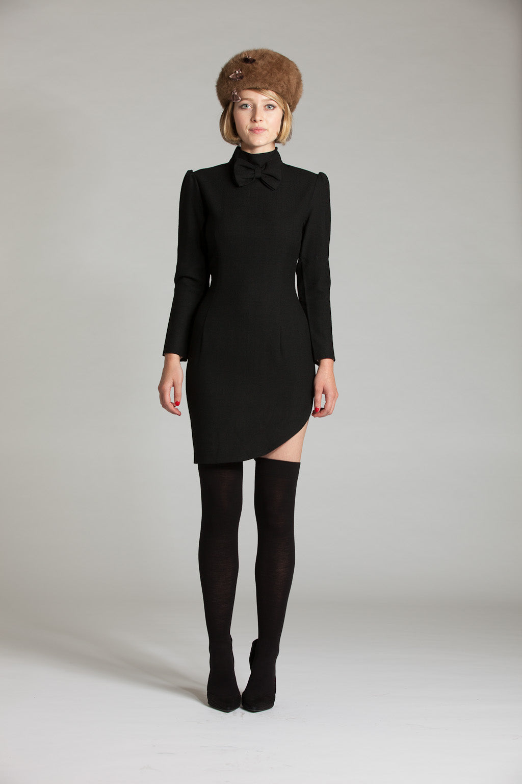 Bonded Side Slit Side Slit Bond dress – L'école Des Femmes