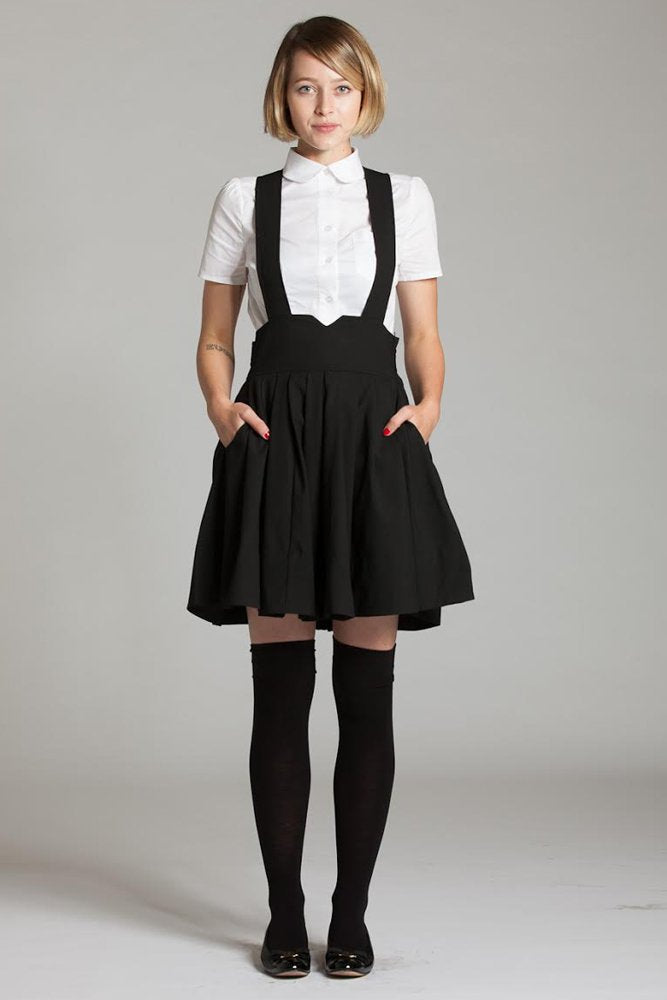 Suspender Skirt with Pockets Suspender Skirt with Pockets