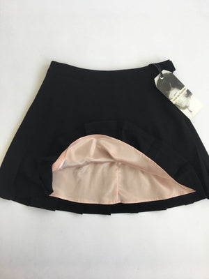 Black Crèpe Pleated Skirt - L'école Des Femmes 