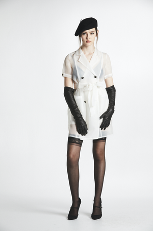 Organza Couture Dress (White) - L'école Des Femmes 