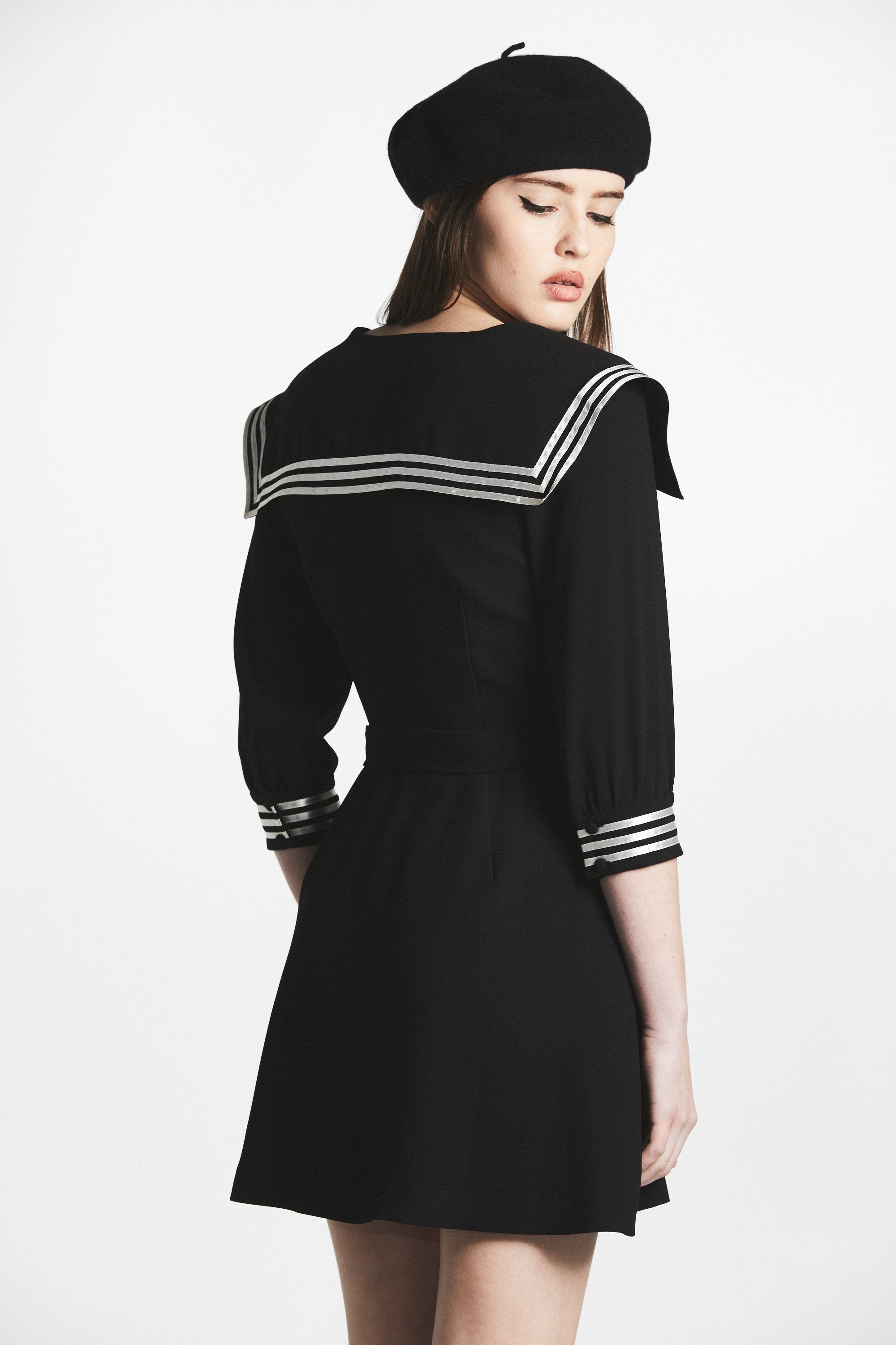 Crpe Sailor Dress Crpe Sailor Dress