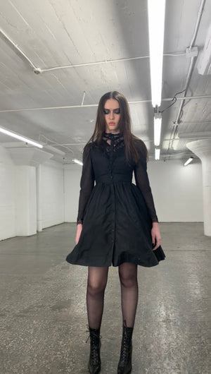 Black Victorian dress L'cole Des Femmes Black Victorian dress L'cole Des Femmes