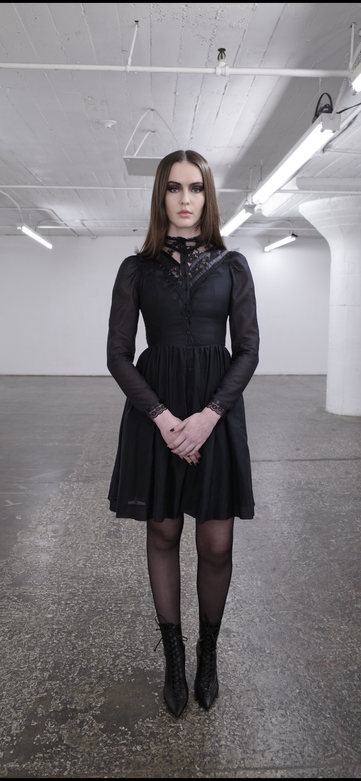 Black Victorian dress L'cole Des Femmes Black Victorian dress L'cole Des Femmes