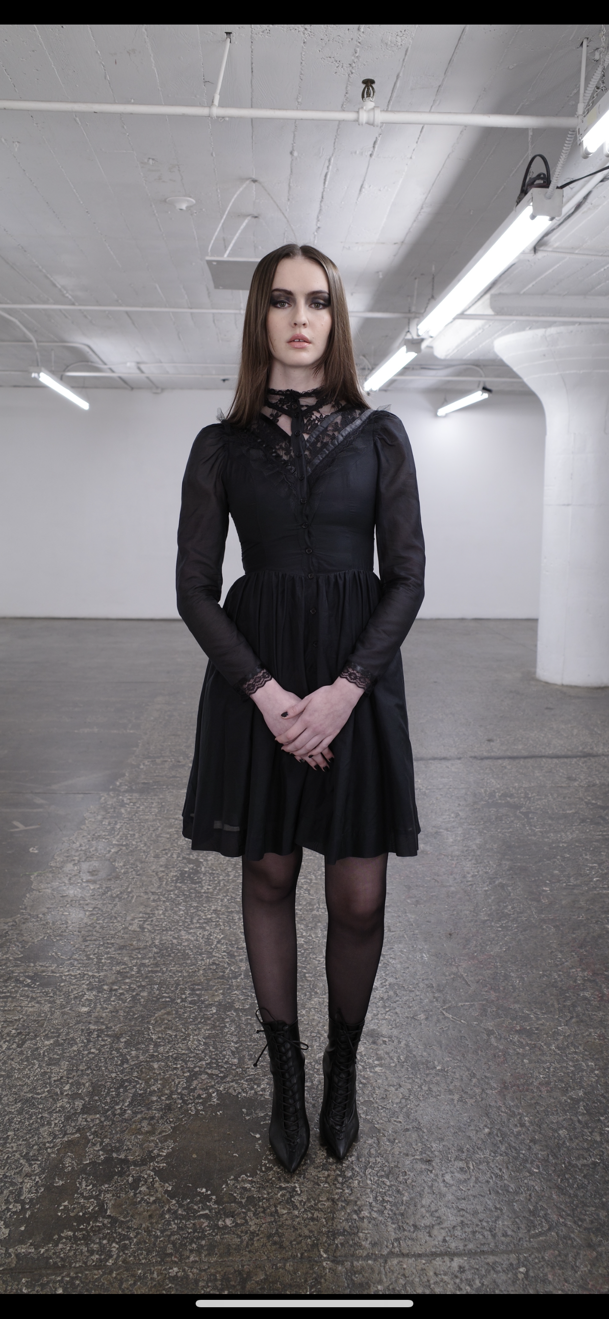 Black Victorian dress Black Victorian dress