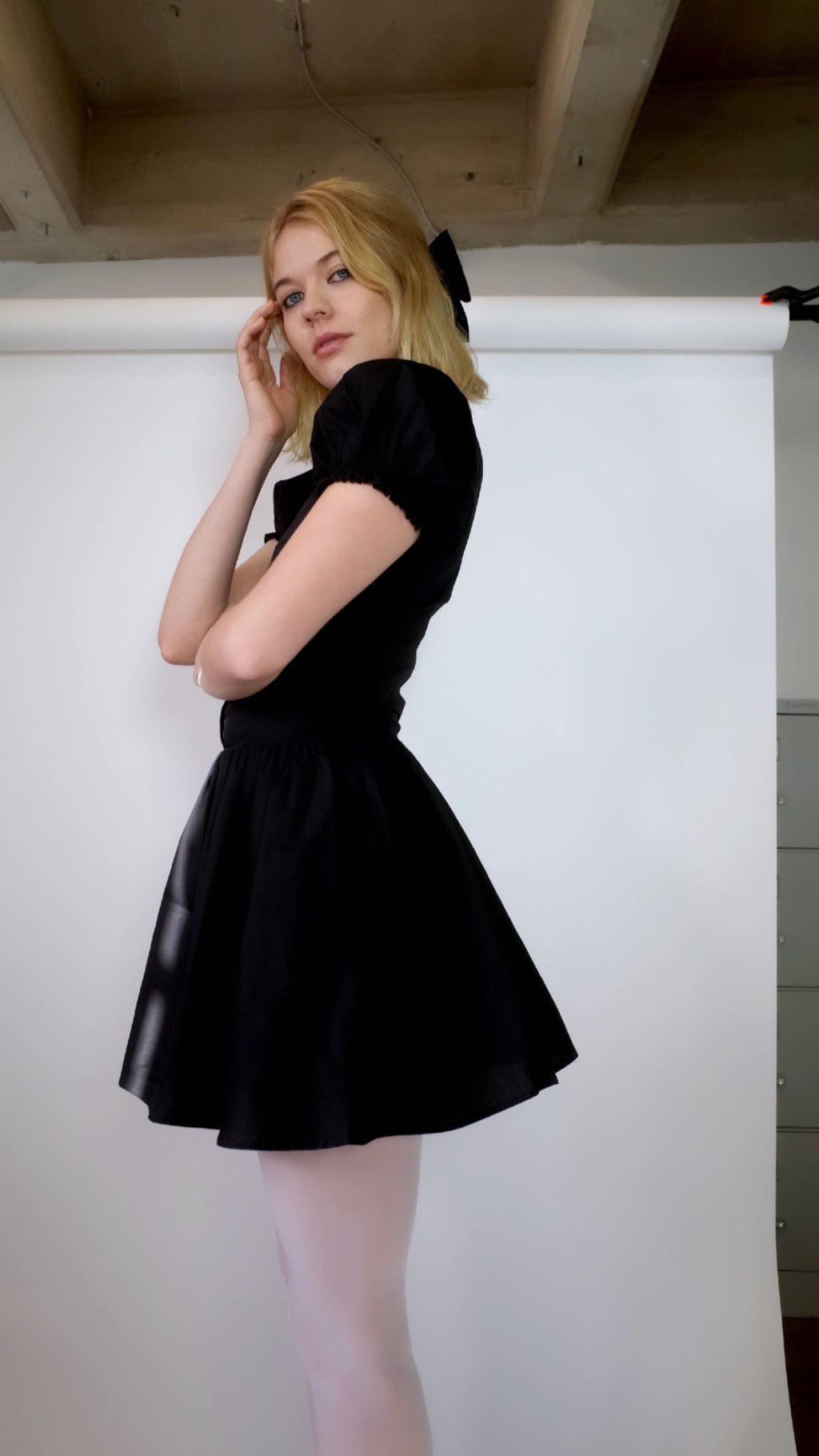 Baby Doll Dress (Black) L'cole Des Femmes Baby Doll Dress (Black) L'cole Des Femmes