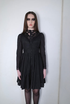 Black Victorian dress L'cole Des Femmes Black Victorian dress L'cole Des Femmes