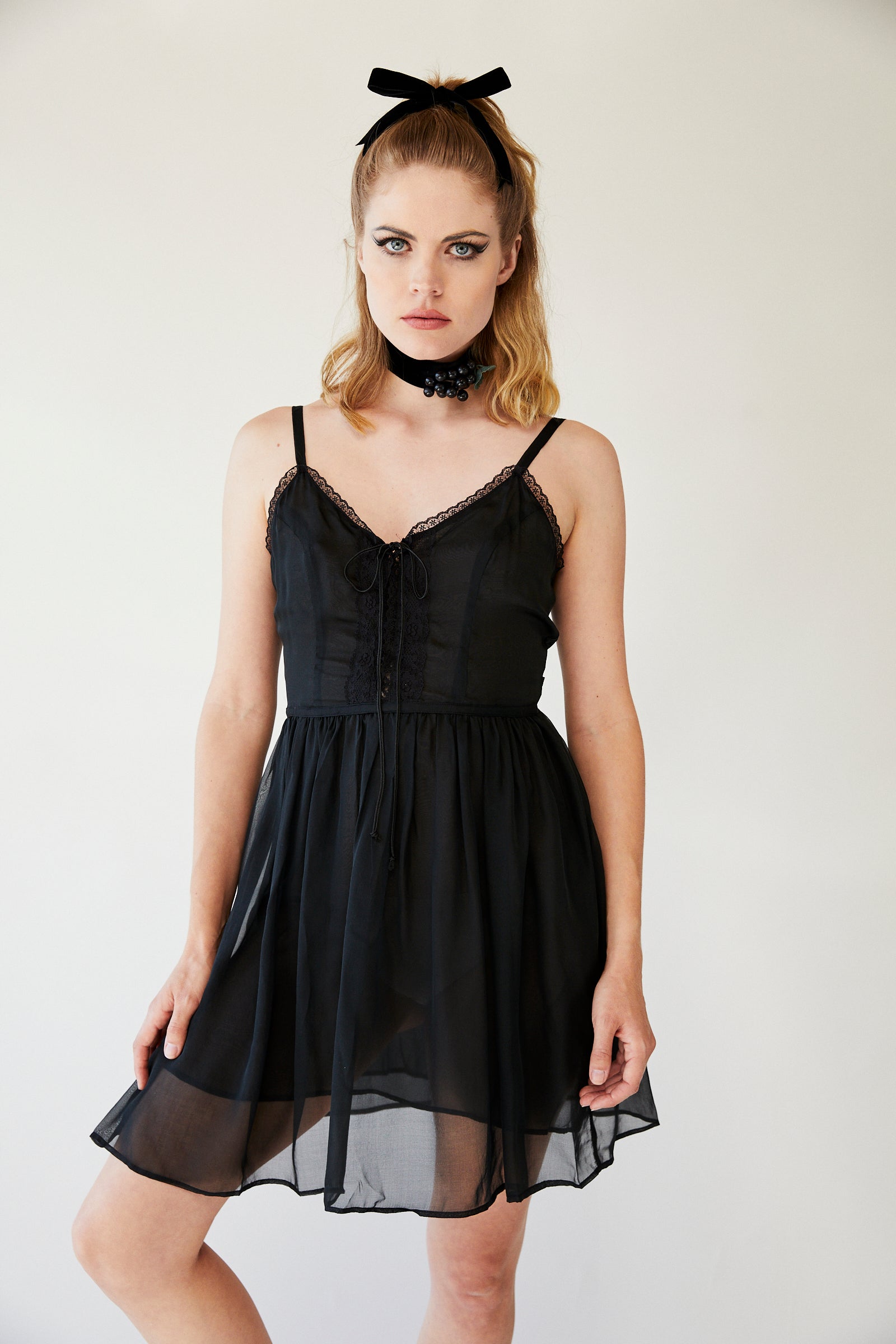Heidi Dress (Black) L'cole Des Femmes Heidi Dress (Black) L'cole Des Femmes