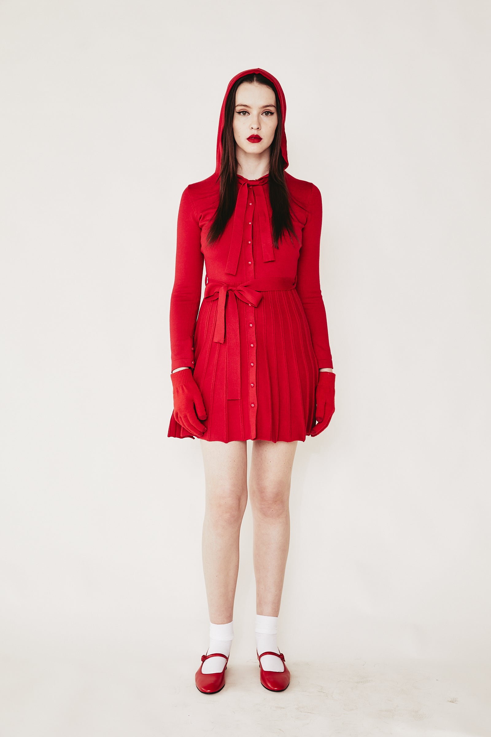 Red Riding Hood Knit Dress Red Riding Hood Knit Dress