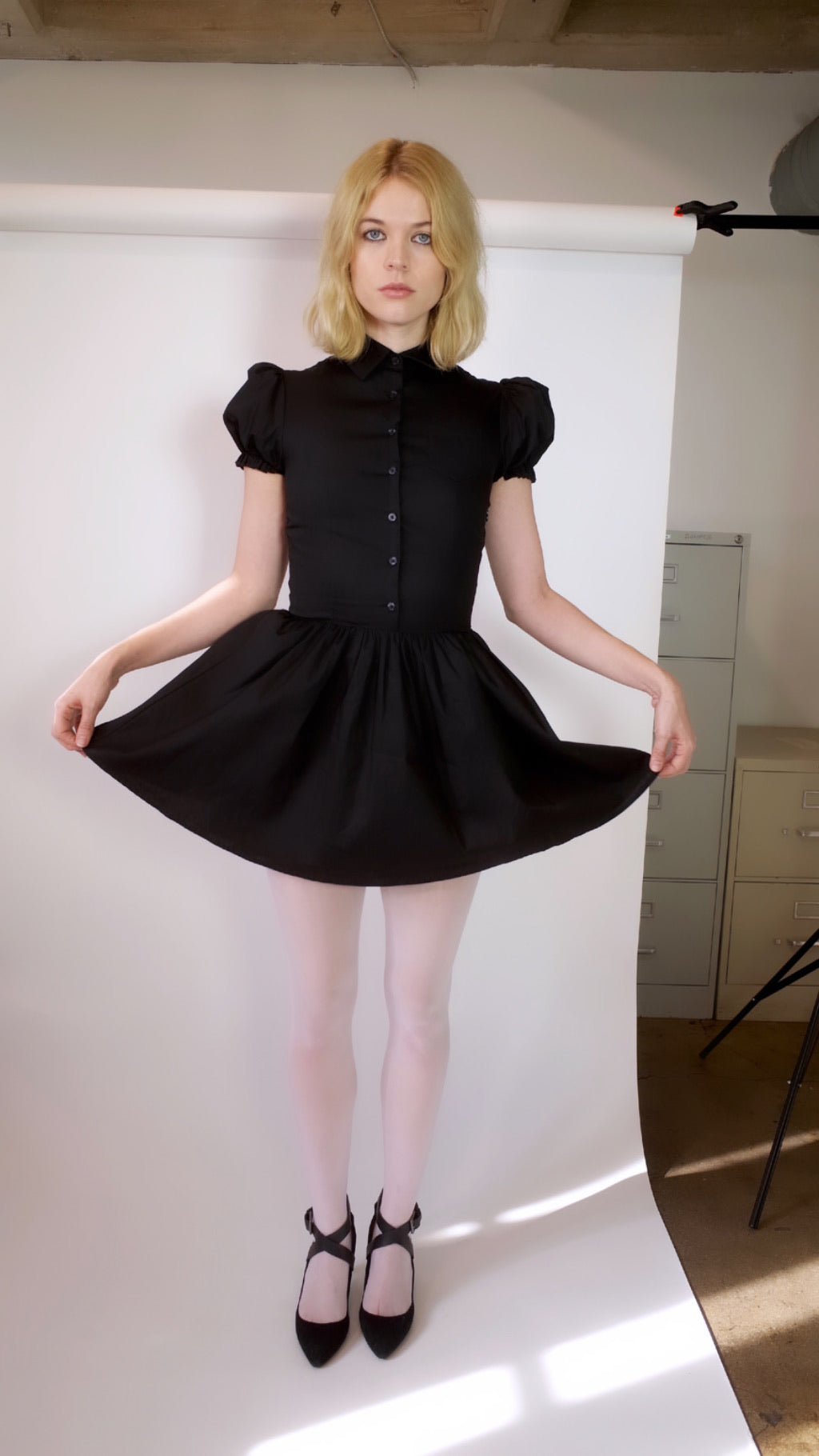 Baby Doll Dress (Black) Baby Doll Dress (Black)