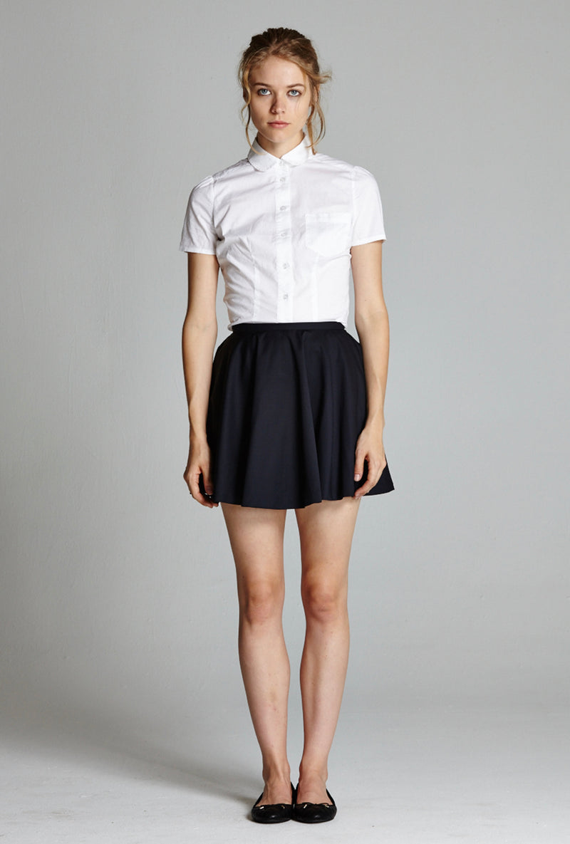 Cool Vegan Leather Skirt - Mini Skirt - Skater Skirt - $37.00 - Lulus