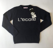 L'école Sweater (Red & Navy)
